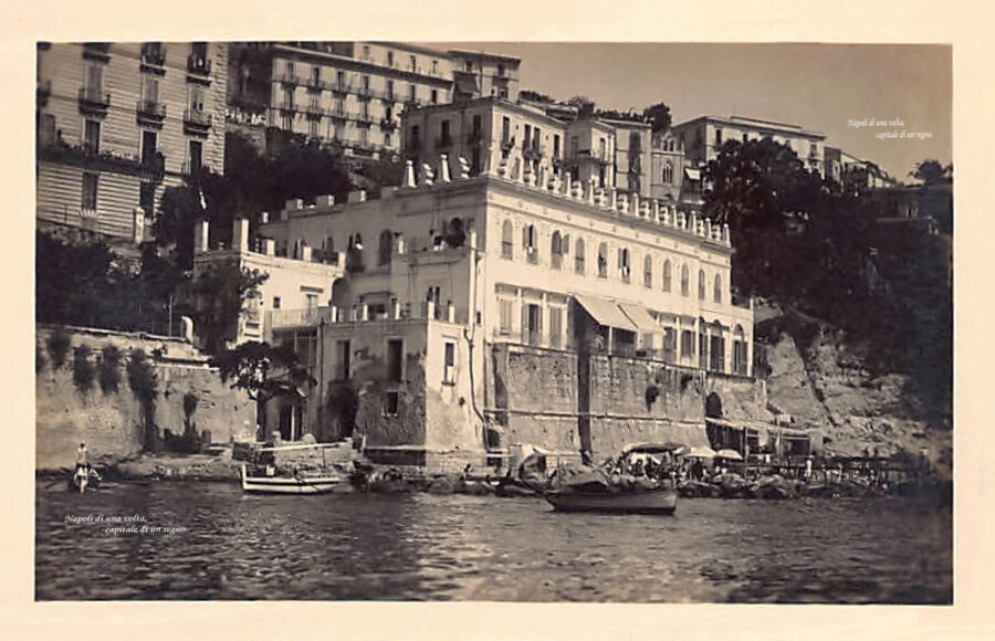 Villa Martinelli negli anni '20 — le celebri merlature a guglia