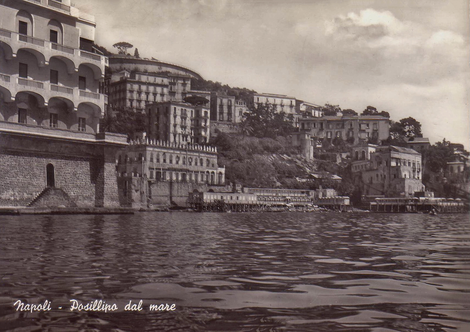 Villa Martinelli e i bagni, anni '50