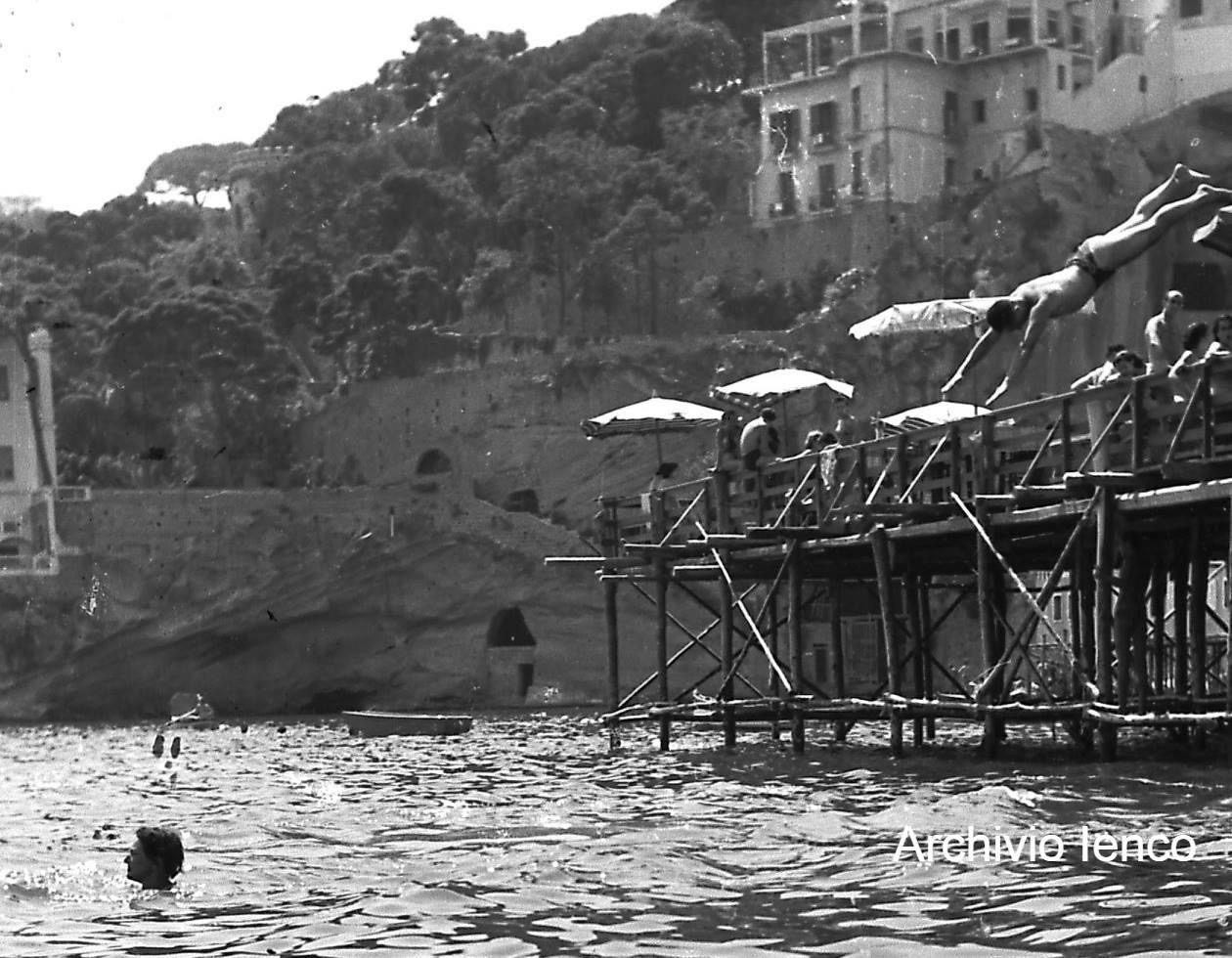 Il tuffatore al bagno di Villa Martinelli