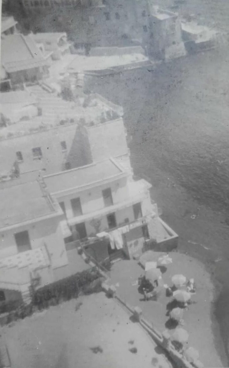 Veduta dall'alto del bagno